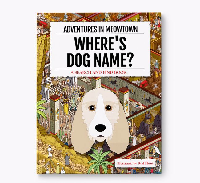 Personalised Petit Basset Griffon Vendeen Book: Where's Dog Name? Volume 2